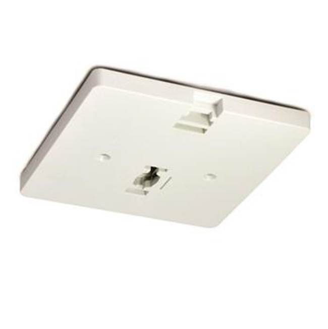 Nora Lighting Monopoint Canopy Feed for Low Voltage Track Head, Silver