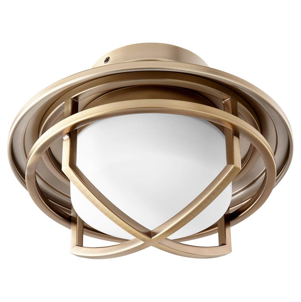 Oxygen Lighting Fleet Ceiling Fan LED Kit In Aged Brass
