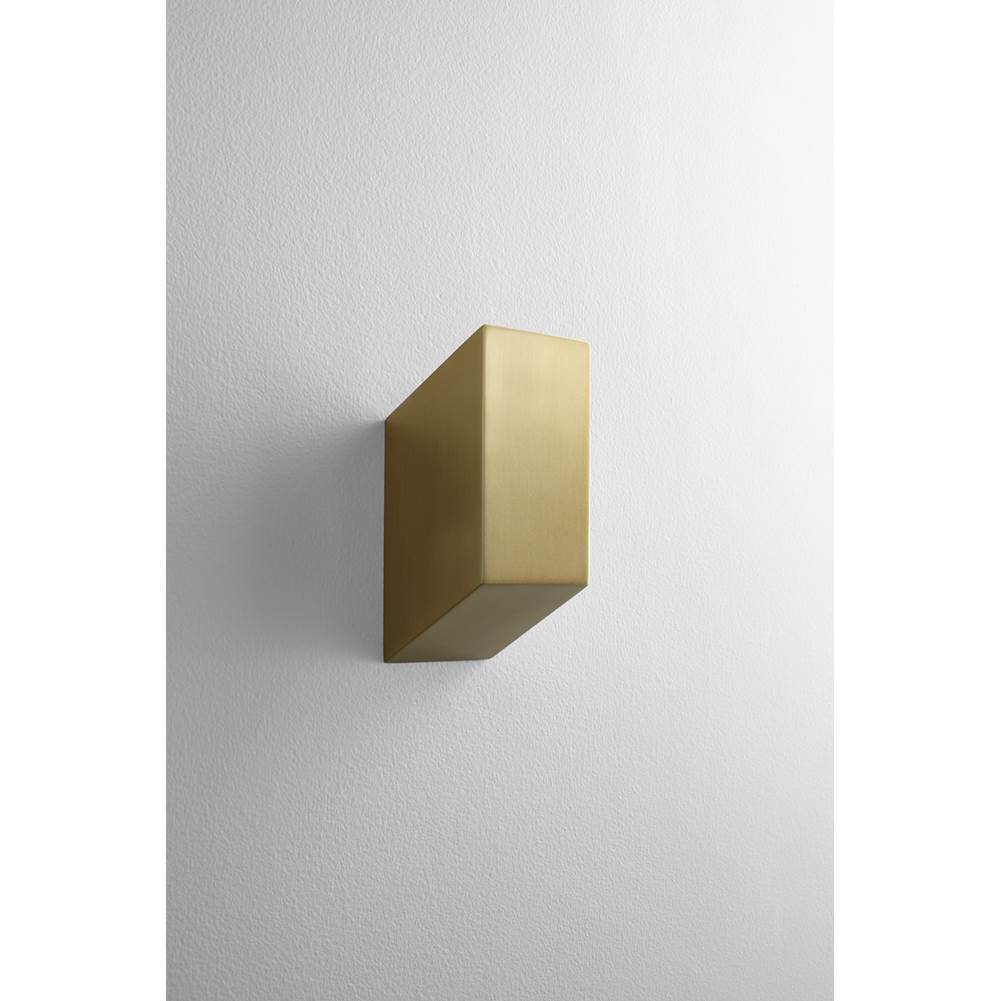 Oxygen Lighting Uno Sconce In Aged Brass