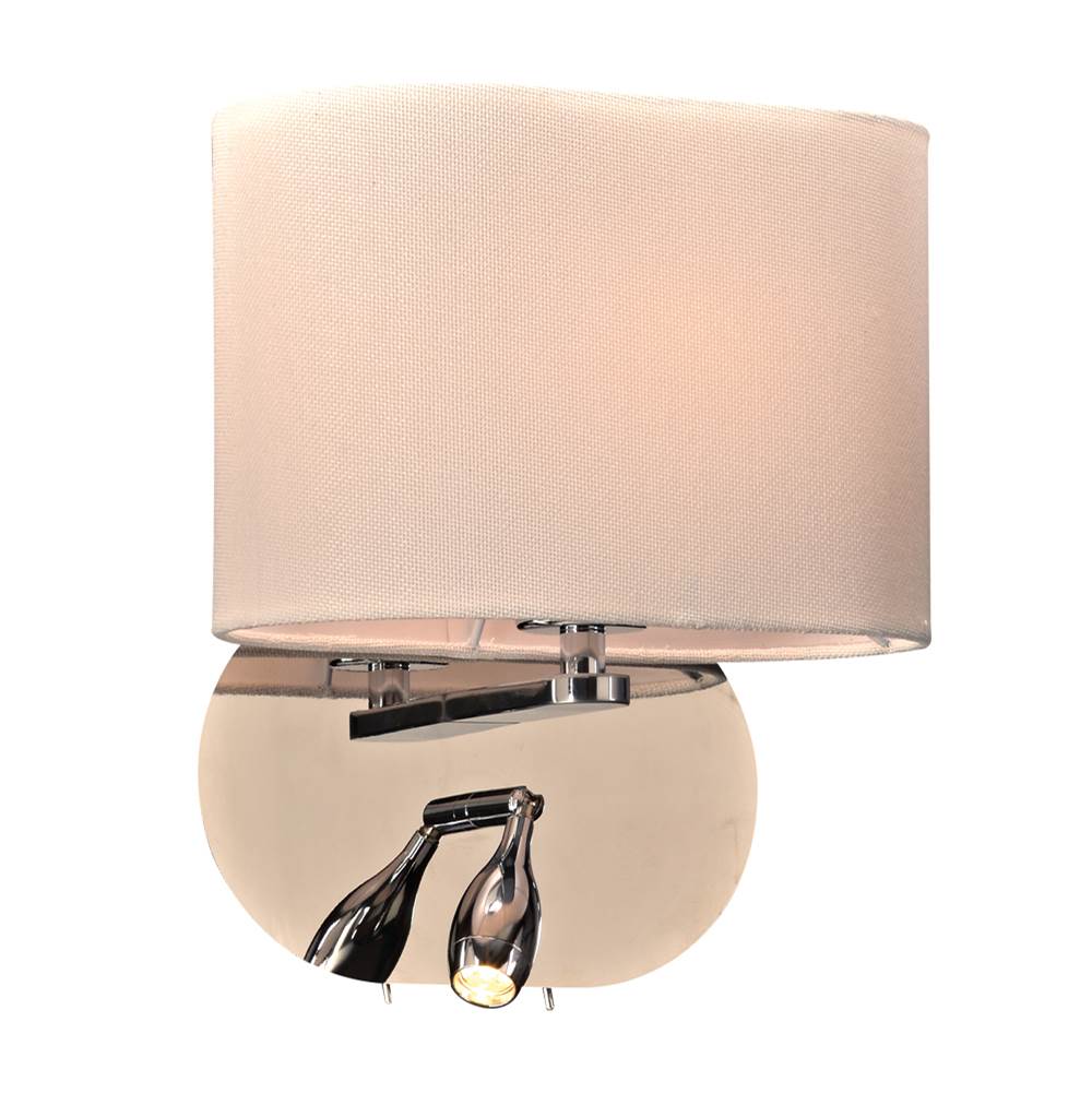PLC Lighting PLC 1 Light Wall Sconce Mademoiselle Collection 24216PC