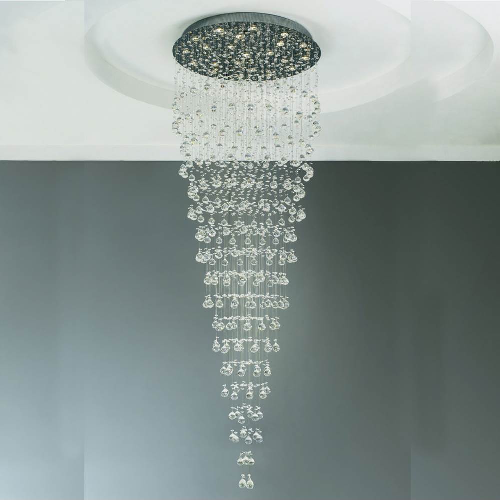 PLC Lighting PLC 22 Light Chandelier Beverly Collection 81729 PC