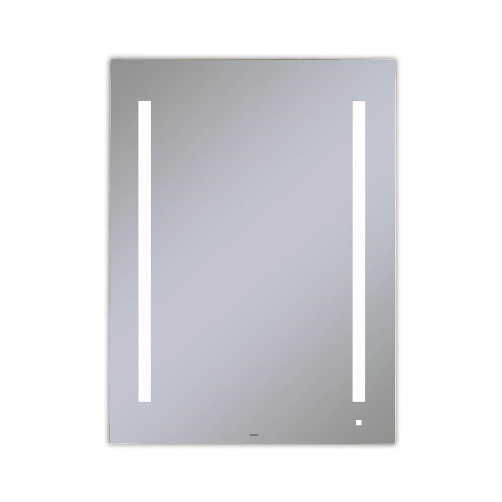 Robern AiO Lighted Mirror, 30'' x 40'' x 1-1/2'', LUM Lighting, 4000K Temperature (Cool Light), Dimmable, OM Audio, USB Charging Ports