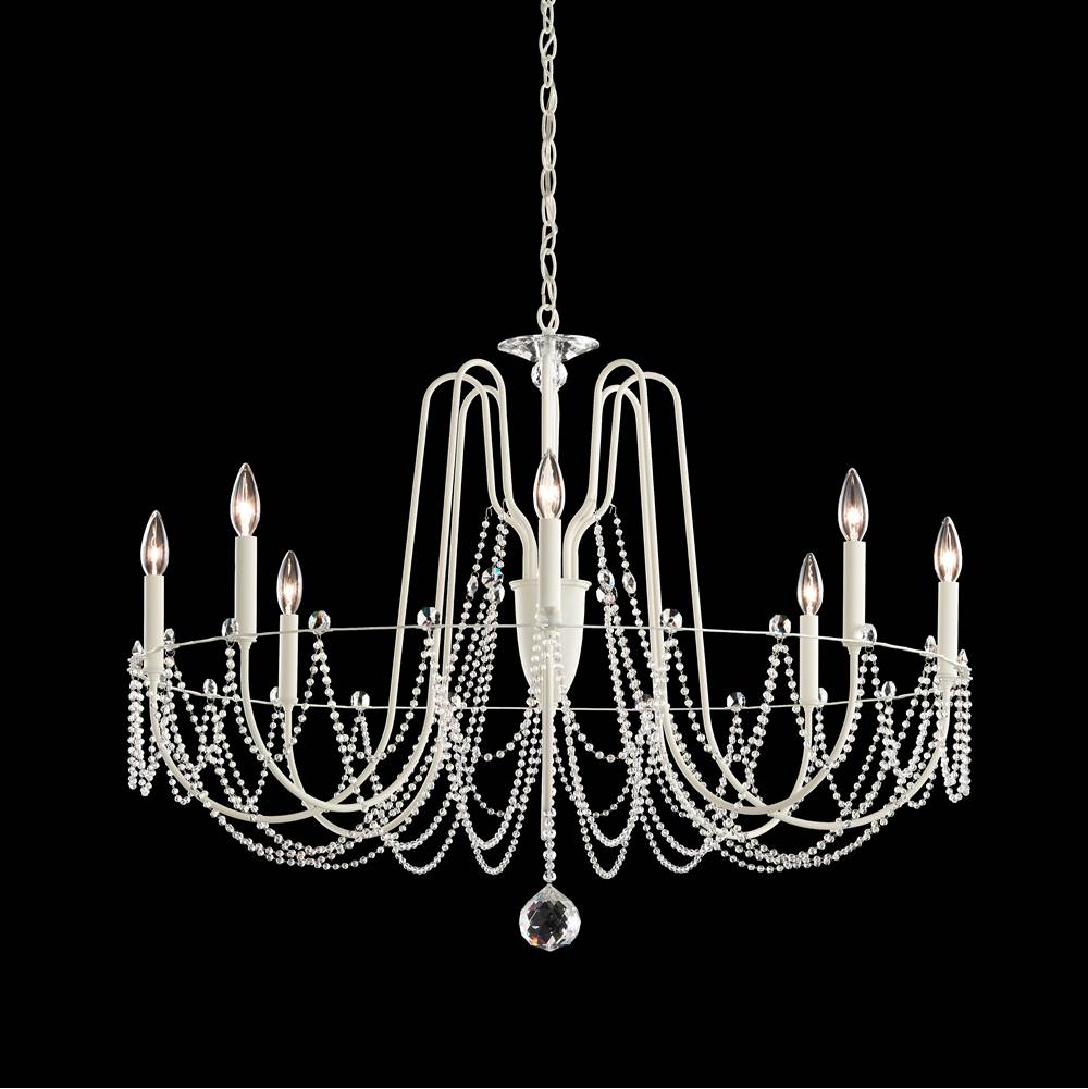 Schonbek Esmery 8 Light 120V Chandelier in French Gold with Clear Optic Crystal