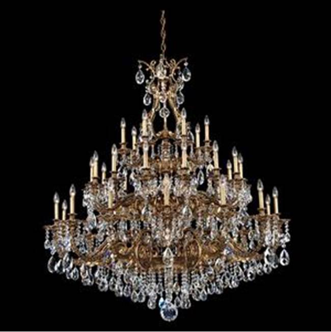 Schonbek Sophia 35 Light 110V Chandelier in Parchment Gold with Clear Heritage Crystals