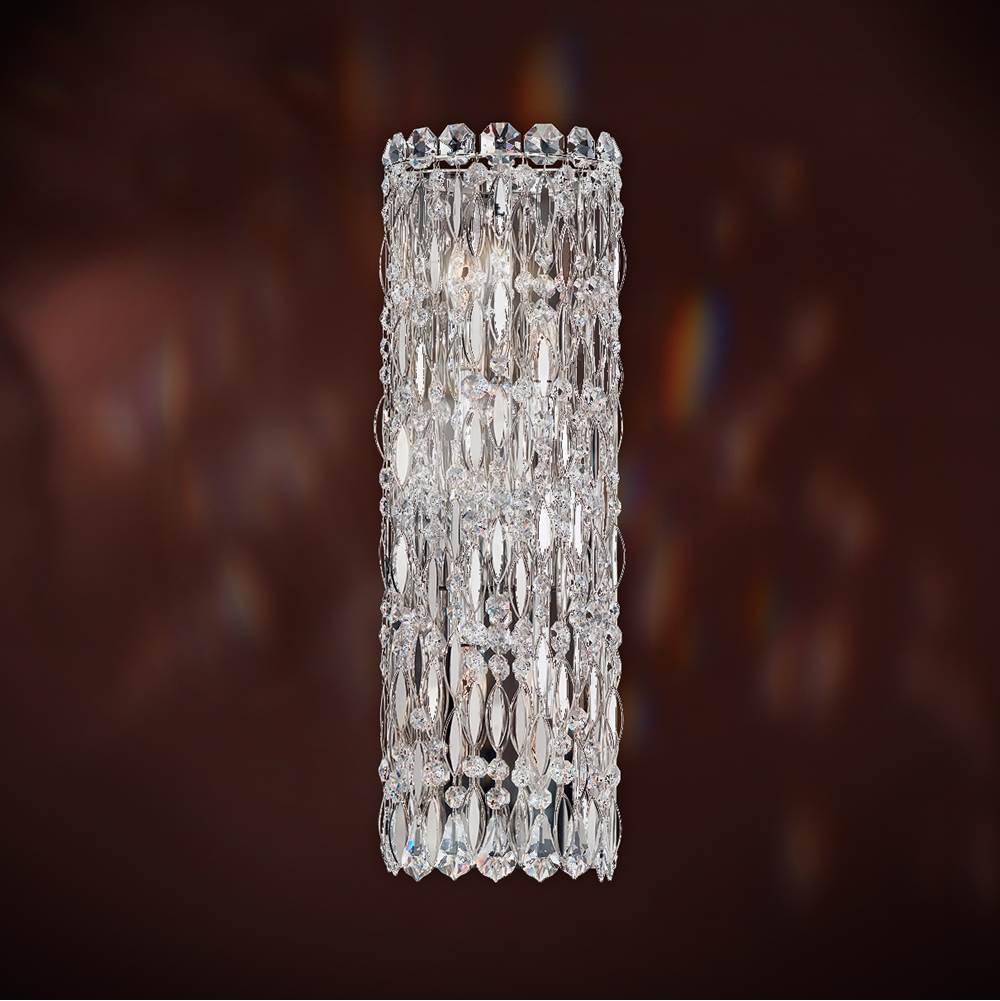 Schonbek Sarella 4 Light 120V Bath Vanity and Wall Light in White with Clear Radiance Crystal