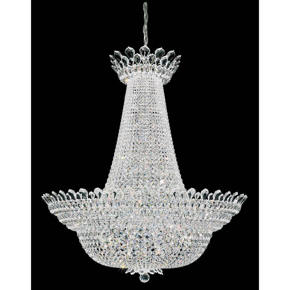 Schonbek Trilliane 76 Light 120V Chandelier in Polished Stainless Steel with Clear Radiance Crystal