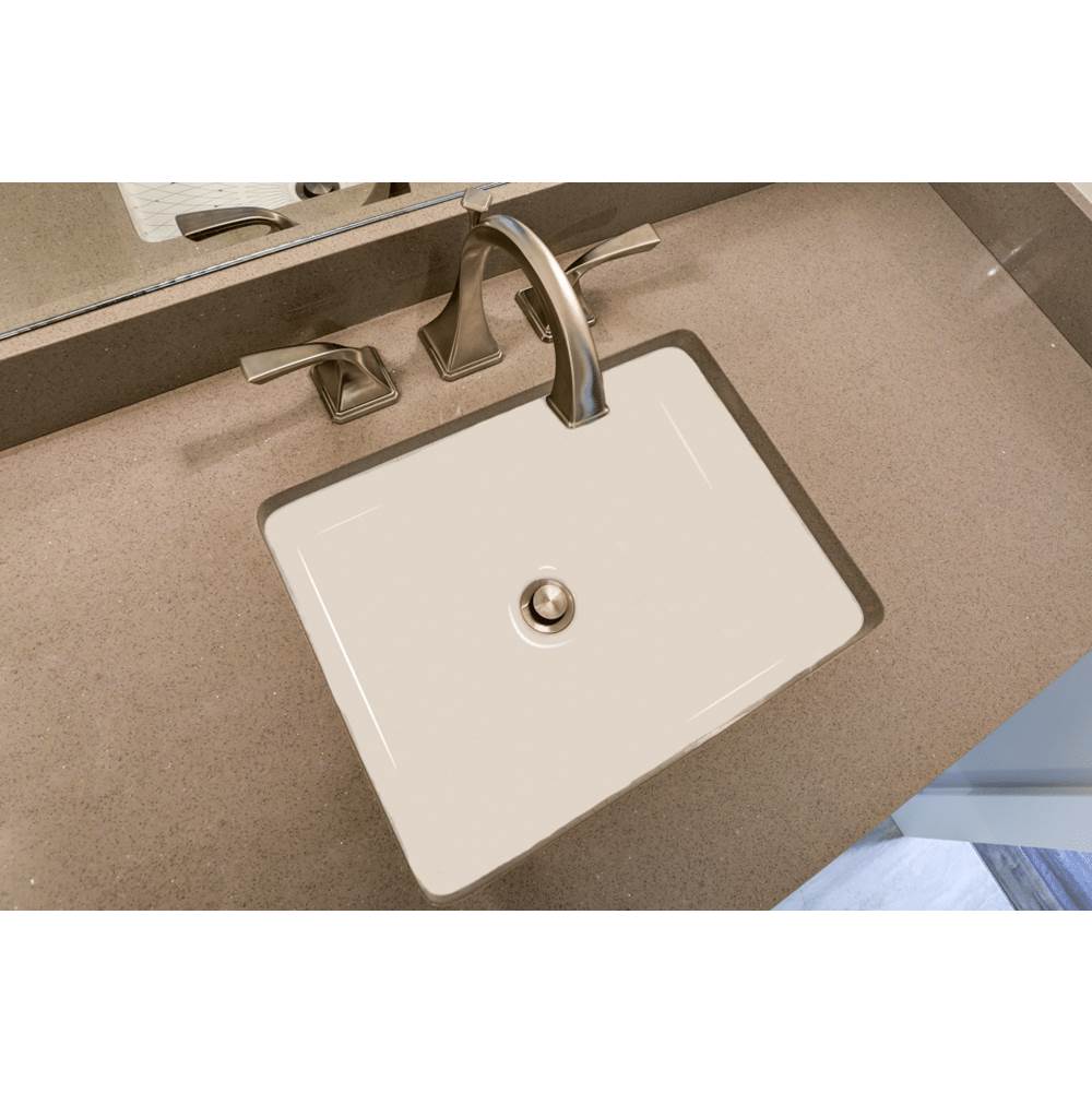 StudioLux Rectangular Undermount Sink - Flat Bottom Style