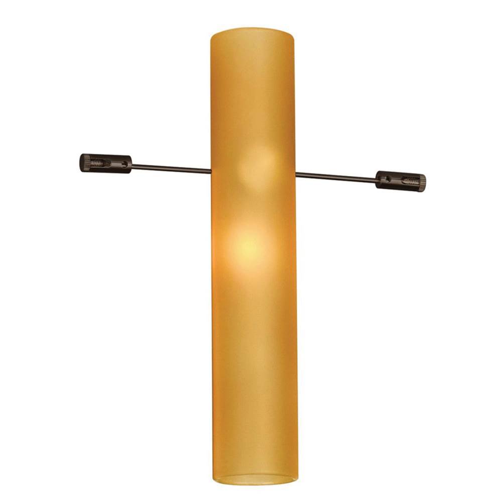 Stone Lighting Cable Head Top, Amber, Bronze, GY6.35 Xenon, 35 W, for Cable System