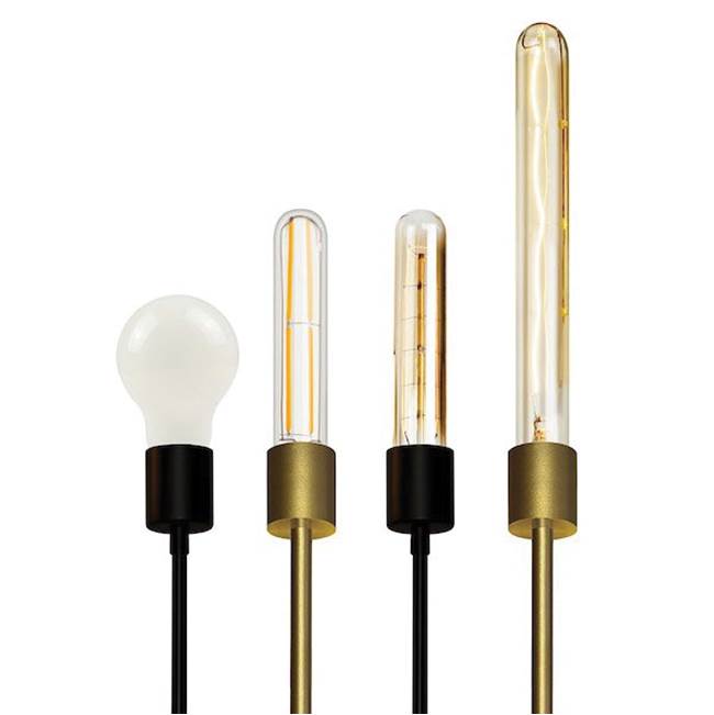 Stone Lighting Suspension Bodie, Brass, E26, LED, 8 W, T10, 2700K, 700 Lumens, 11.82''