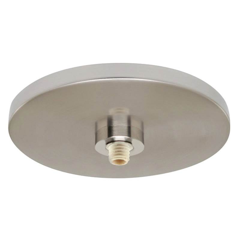 Stone Lighting Canopy, Low Voltage, 1 Light, Monopoint, 4'', Round, White, for Halogen