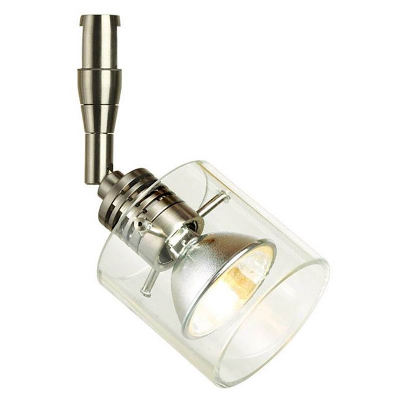 Stone Lighting Simple Action Swivel, Clear, Polished Nickel, Warm Dimming, 36 degree, Silver, MR16, LED, 8 W, 450 Lumens, Monopoint