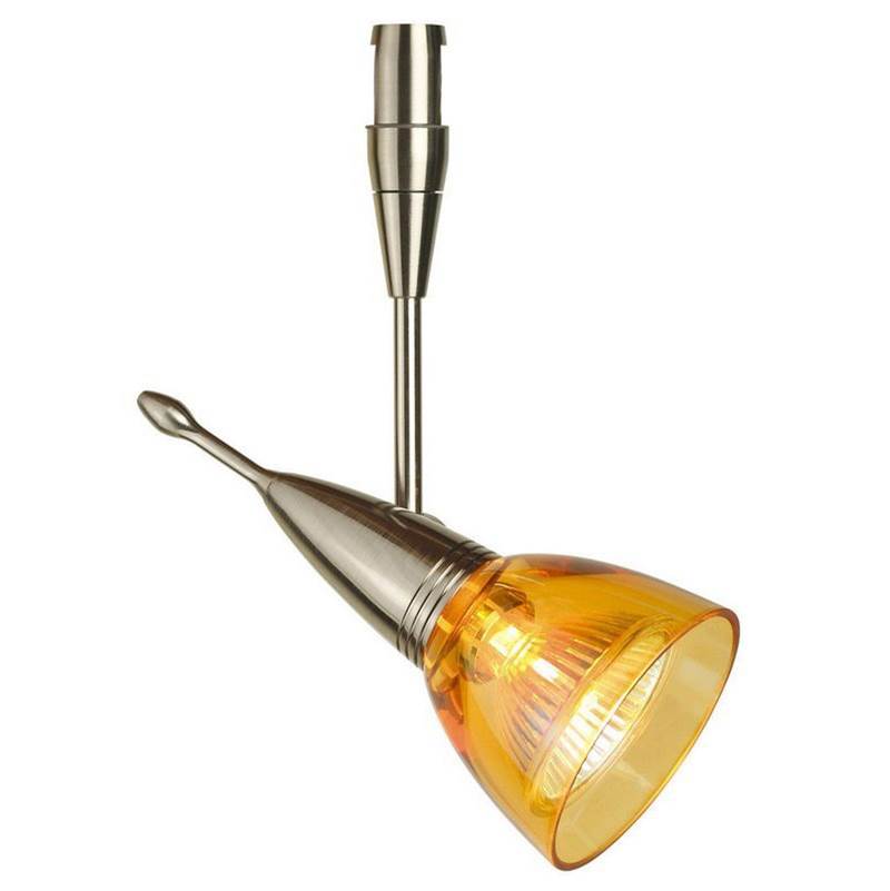 Stone Lighting Vitrea MX Swivel, Amber, Polished Nickel, MR16, LED, 4 W, for Cable