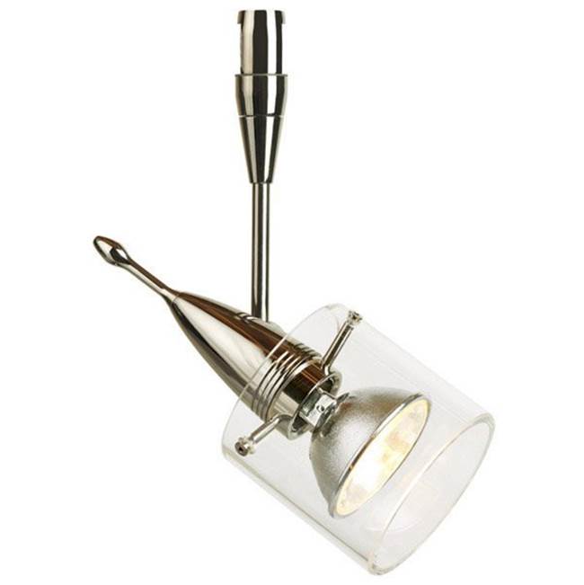 Stone Lighting Simple MX Swivel, Clear, Polished Nickel, MR16, Halogen, 50 W, 2200 Lumens, for Cable