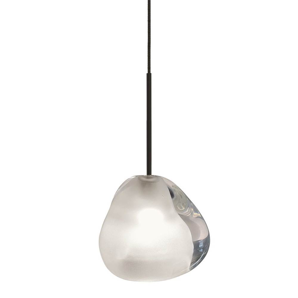 Stone Lighting Pendant, Blob II, Frosted, Bronze, G4, Halogen, 10 W, 120 Lumens, for Cable Adapter