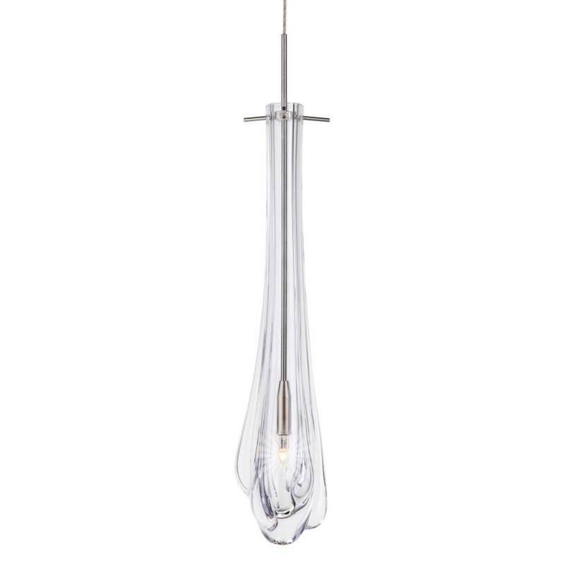 Stone Lighting Pendant, Dew Drop, Clear, Bronze, G4, Halogen, 20 W, 350 Lumens, for Cable Adapter