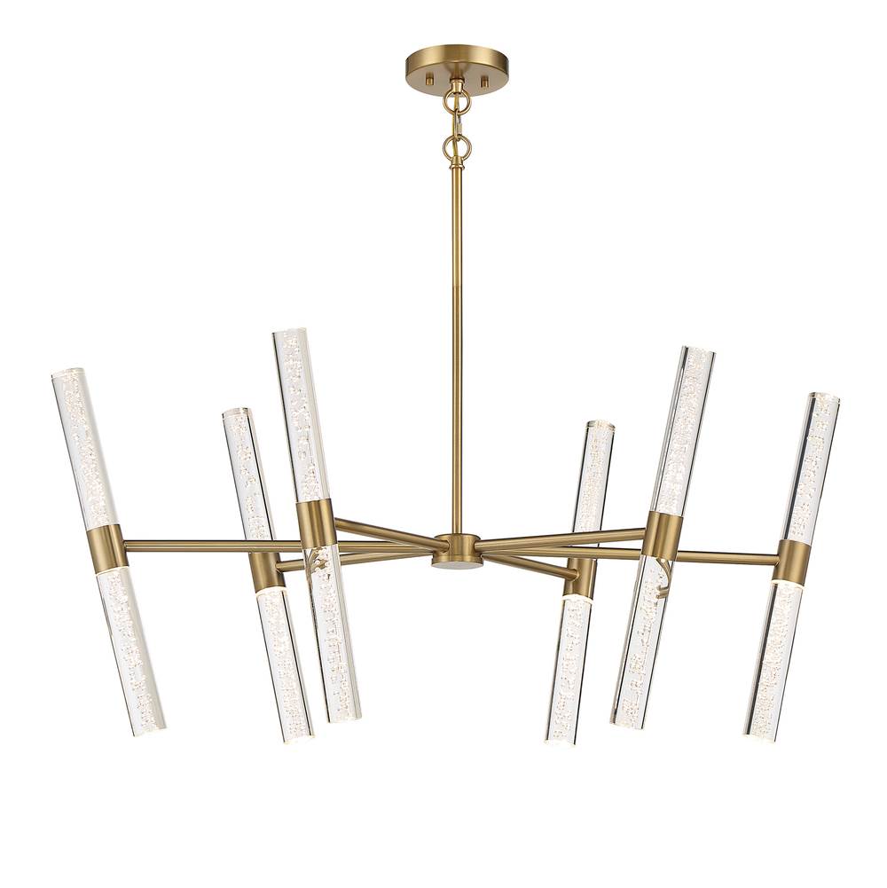 Savoy House Arlon 12-Light LED Chandelier in Warm Brass