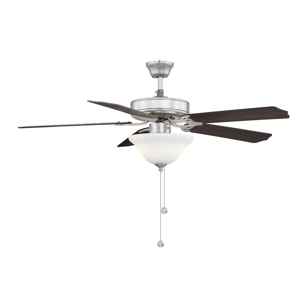 Savoy House First Value 52'' 2-Light Ceiling Fan in Satin Nickel