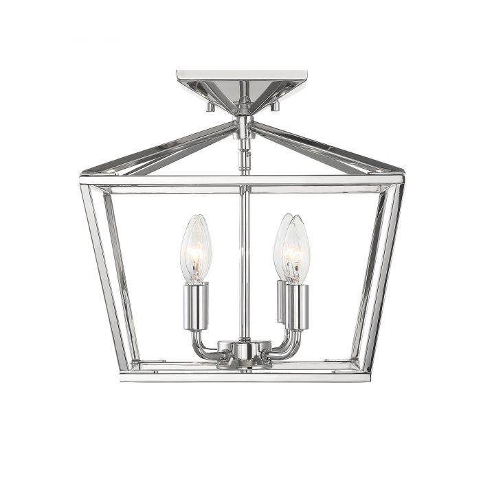 Savoy House Townsend 4-Light Ceiling Light in Polished Nickel