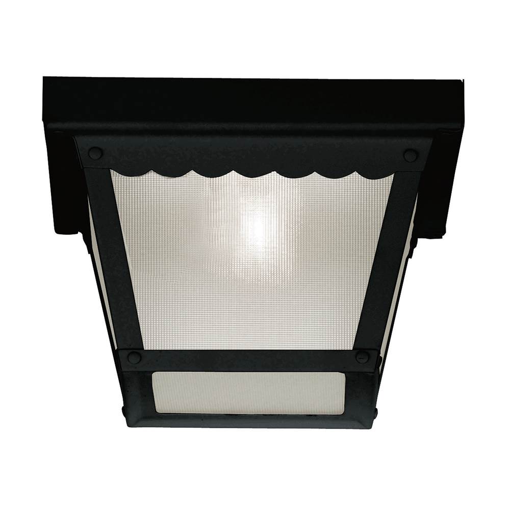 Savoy House 1-Light Outdoor Ceiling Light in Black