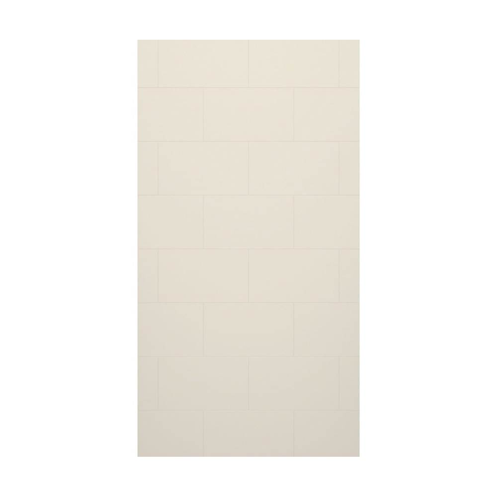 Swan TSMK-7238-1 38 x 72 Swanstone® Traditional Subway Tile Glue up Bathtub and Shower Single Wall Panel in Bisque