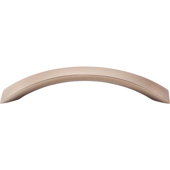 Top Knobs Crescent Flair Pull 5 1/16 Inch (c-c) Brushed Bronze