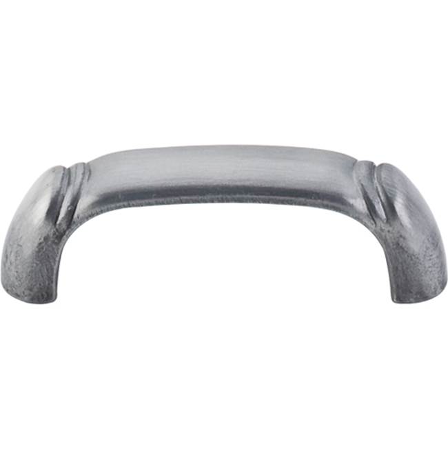 Top Knobs Dover D Pull 2 1/2 Inch (c-c) Pewter Light
