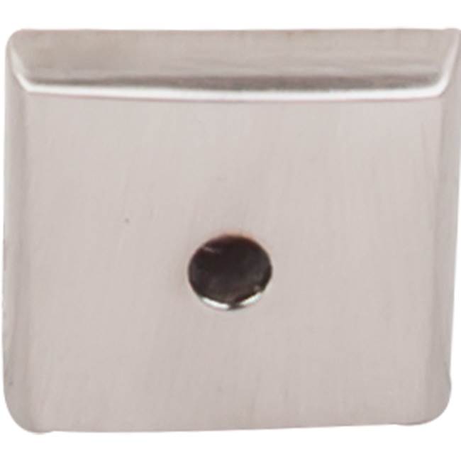 Top Knobs Aspen II Square Backplate 7/8 Inch Brushed Satin Nickel