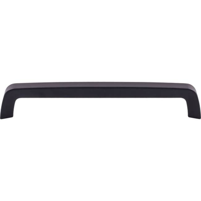 Top Knobs Tapered Bar Pull 7 9/16 Inch (c-c) Flat Black