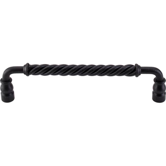 Top Knobs Twisted Bar Pull 8 Inch (c-c) Patina Black
