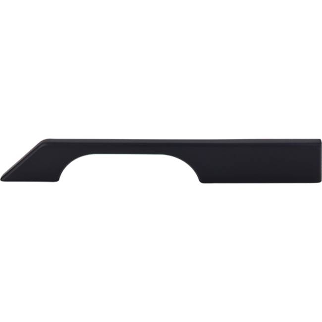 Top Knobs Tapered Pull 7 Inch (c-c) Flat Black