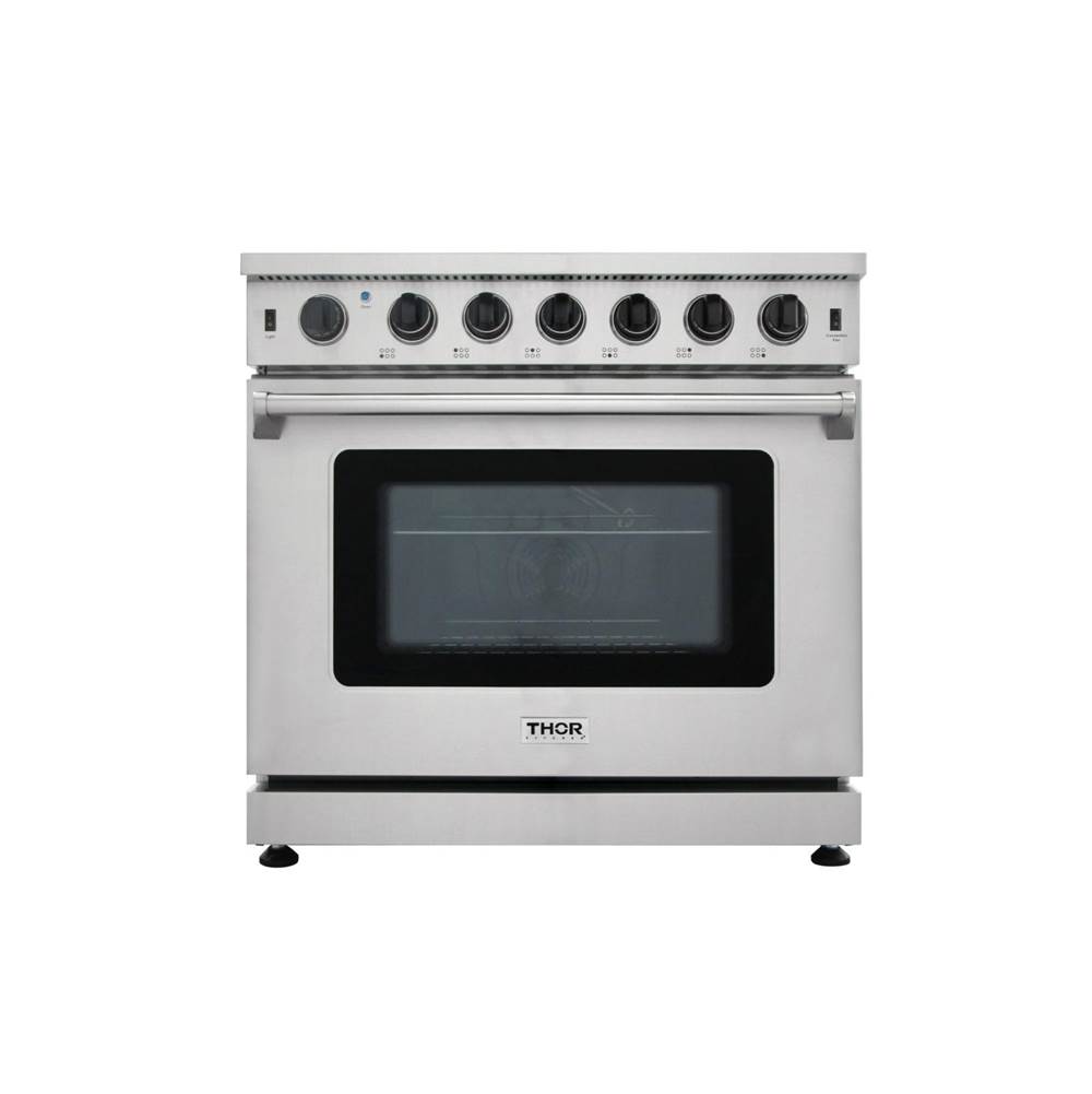 Thor Thor Kitchen - 36 inch Professional Gas Range in Stainless Steel