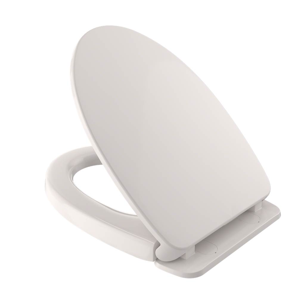TOTO Toto Softclose Non Slamming, Slow Close Elongated Toilet Seat And Lid, Colonial White