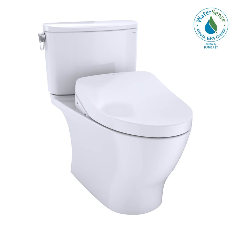 TOTO Toto® Washlet®+ Nexus® Two-Piece Elongated 1.28 Gpf Toilet With S550E Contemporary Bidet Seat, Cotton White