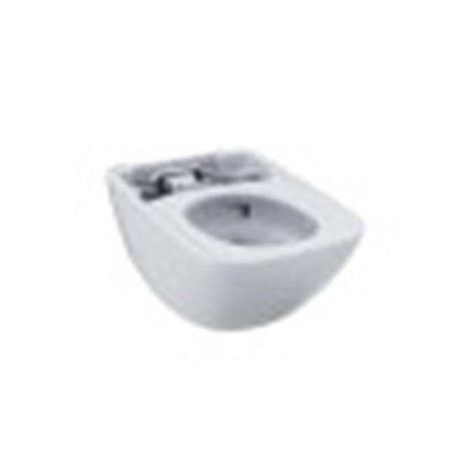 TOTO TOTO® NEOREST® WX2™ Dual Flush 1.2 or 0.8 GPF Wall-Hung Toilet Bowl Unit, Cotton White