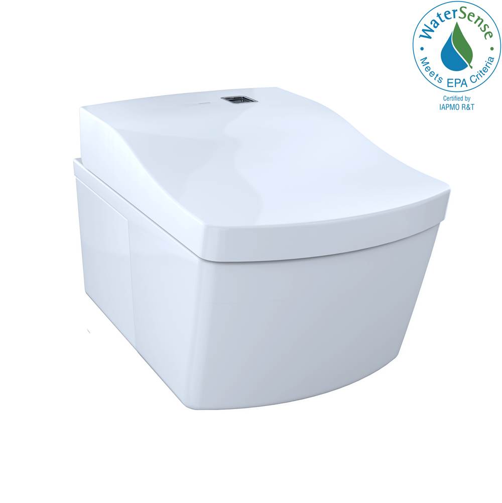 TOTO Toto® Neorest® Ew™ Dual Flush 1.28 Or 0.9 Gpf Wall-Hung Toilet With Integrated Bidet Seat And Ewater+®, Cotton White