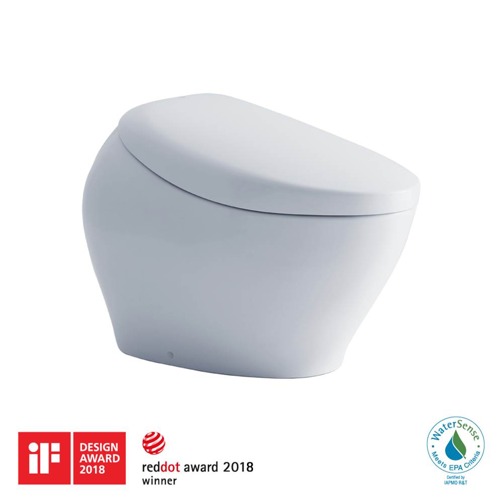 TOTO Toto® Neorest® Nx1 Dual Flush 1.0 Or 0.8 Gpf Toilet With Integrated Bidet Seat And Ewater+®, Cotton White