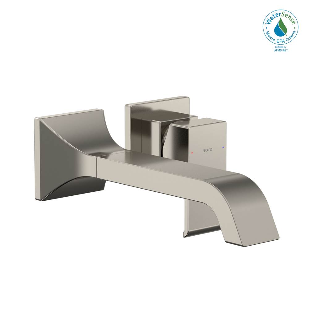TOTO Toto® Gc 1.2 Gpm Wall-Mount Single-Handle Long Bathroom Faucet With Comfort Glide Technology, Polished Nickel