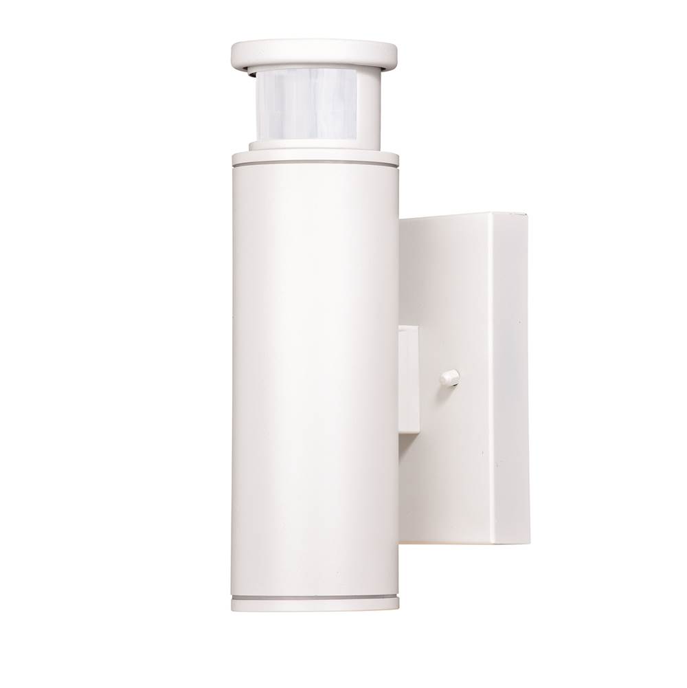 Vaxcel Chiasso White LED Motion Sensor Dusk to Dawn Dark Sky Outdoor Wall Light