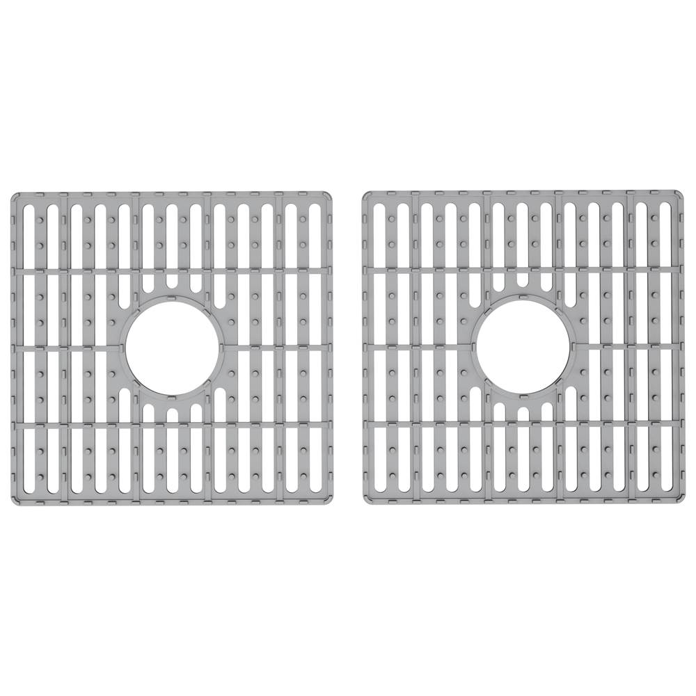 Vigo 15-1/8-In X 14-3/4-In Gray Silicone Kitchen Sink Protective Bottom Grid For Double Basin 36-In Sink