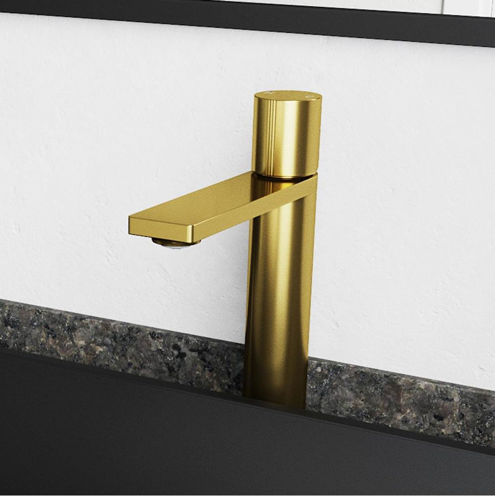 Vigo Gotham Vessel Bathroom Faucet in Matte Gold