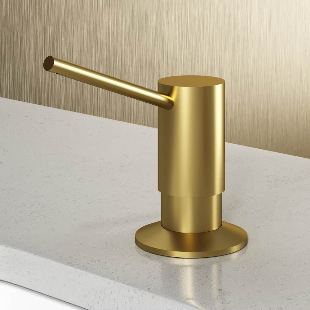Vigo Kitchen Soap Dispenser in Matte Brushed Gold