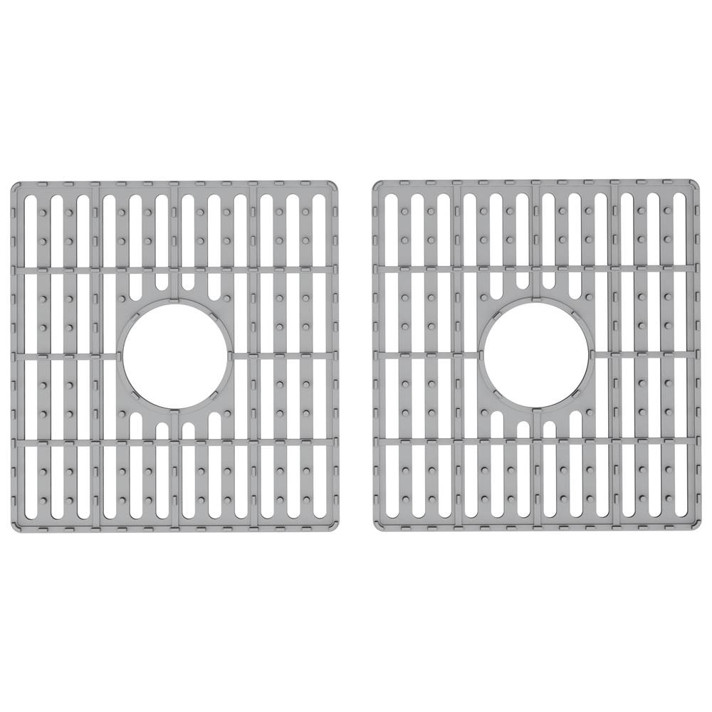 Vigo 13-1/4-In X 14-3/4-In Gray Silicone Kitchen Sink Protective Bottom Grid For Double Basin 33-In Sink