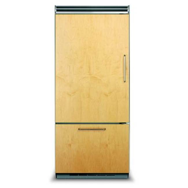 Viking 36''W. BI Bottom-Mount Refrigerator/Freezer (LH)-Custom Panel