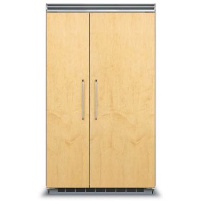 Viking 48''W. BI Side-by-Side Refrigerator/Freezer-Custom Panel
