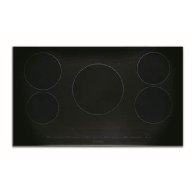 Viking 36''W. Induction Cooktop-5 Elements-Black Glass