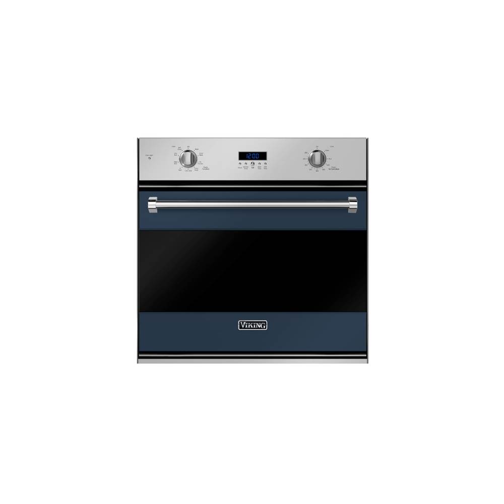 Viking 30''W. Single Electric Thermal-Convection Oven-Slate Blue