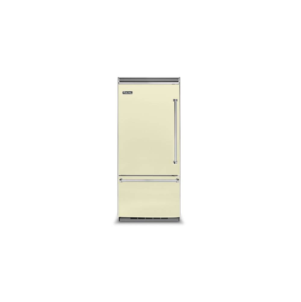 Viking 36''W. Bi Bottom-Mount Refrigerator/Freezer (Lh)-Vanilla Cream