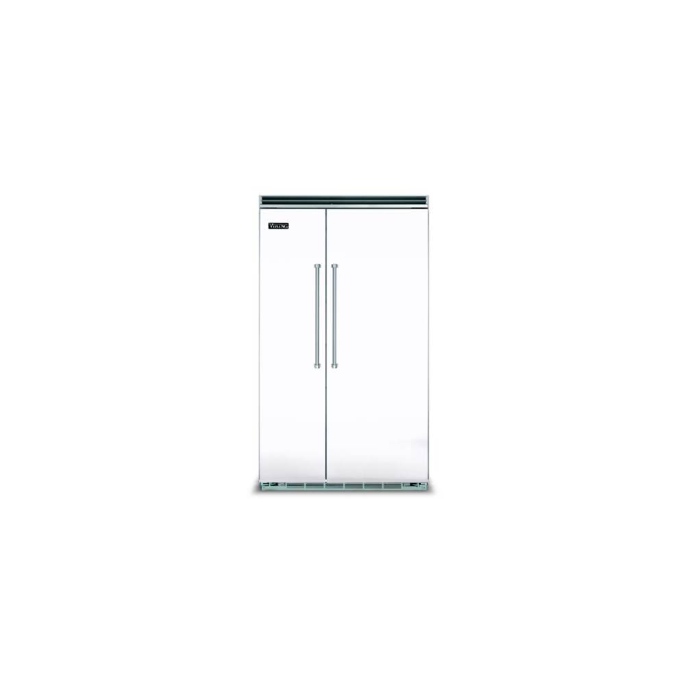 Viking 48''W. BI Side-by-Side Refrigerator/Freezer-White