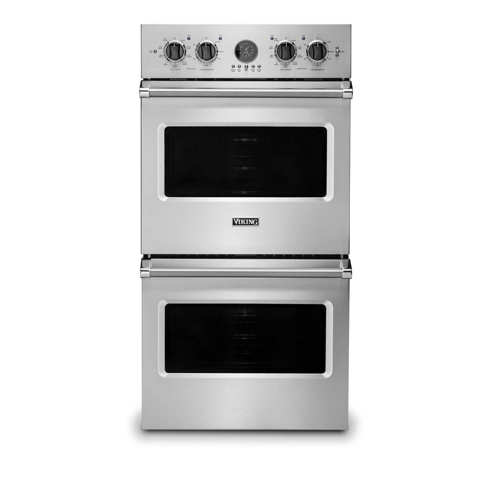 Viking 27''W. Electric Double Thermal Convection Oven-Stainless