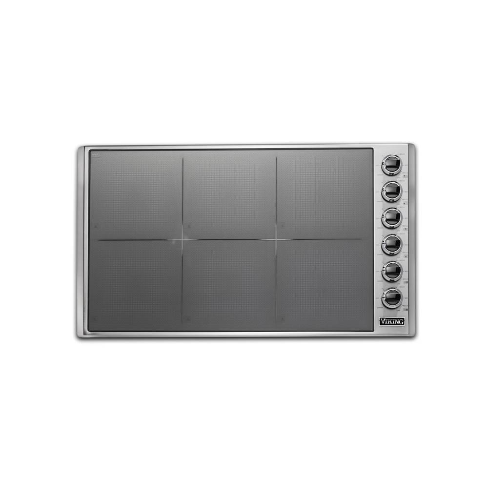 Viking 36''W. Induction Cooktop-6 Burners-Stainless Black